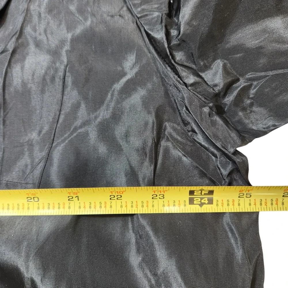Vintage 1980s Scott McClintock Black Evening Jacket NOS Deadstock Ruffle Collar - Picture 9 of 14